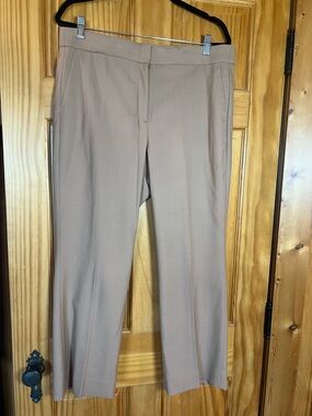 J. Crew Classic Women's Dress Nova Fides Italian Wool Pants - Tan Color